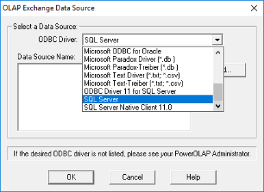 microsot odbc driver 11 for sql server