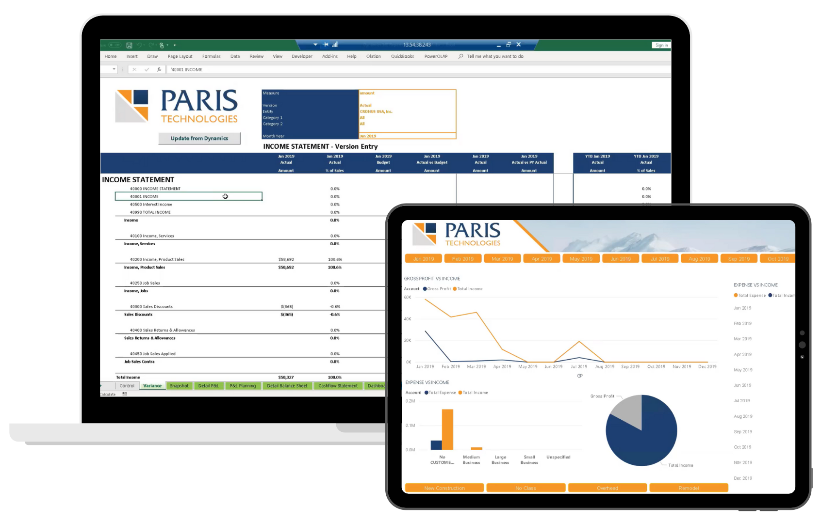 PARIS Tech Enterprise Performance Management Website Image