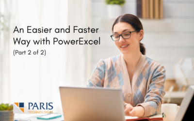 An Easier and Faster Way with PowerExcel – Part 2 of 2