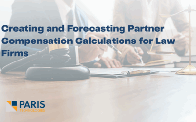 Creating and Forecasting Partner Compensation Calculations for Law Firms